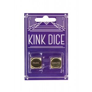 Золотистые игральные кубики Kink Dice