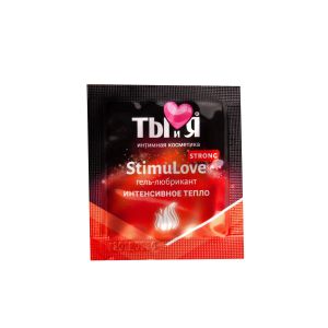 Разогревающий гель-лубрикант Stimulove Strong в одноразовой упаковке - 4 гр.