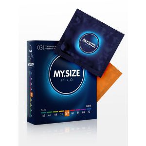 Презервативы MY.SIZE размер 57 - 3 шт.