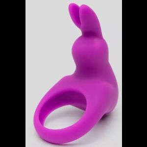 Фиолетовое эрекционное виброкольцо Happy Rabbit Cock Ring Kit