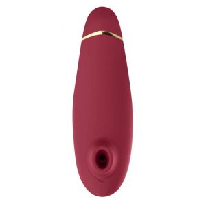 Бордовый клиторальный стимулятор Womanizer Premium 2
