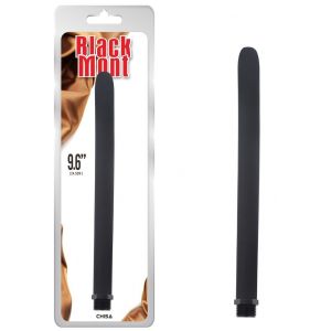 Черная насадка для анального душа Silicone Douche Tube - 24,5 см.