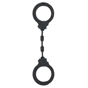 Черные силиконовые наручники Suppression