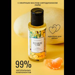 Массажное масло Pleasure Lab Refreshing с ароматом манго и мандарина - 50 мл.