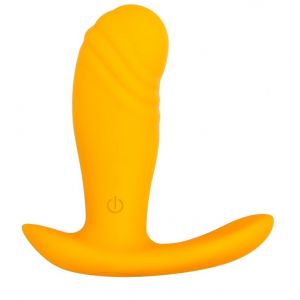 Оранжевая анальная вибропробка Creamsicle - 8,7 см.