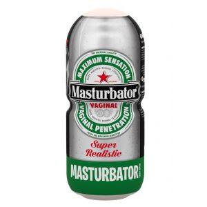 Стилизованный под пивную банку мастурбатор-вагина Vagina Beer Masturbator