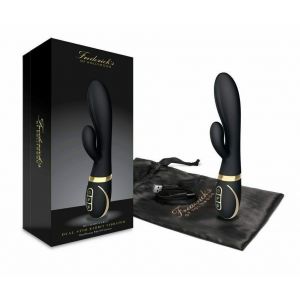 Черный вибратор-кролик Dual Stim Rabbit Vibrator