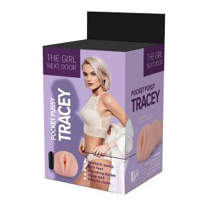 Телесный мастурбатор-вагина Tracey Vibrating Vagina Stroker