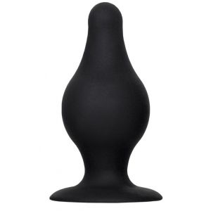 Черная анальная втулка Spade XS - 6,5 см.