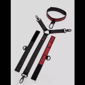 Ошейник с наручниками Reversible Faux Leather Collar and Wrist