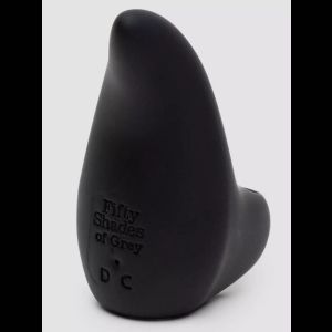 Черный вибратор на палец Sensation Rechargeable Finger Vibrator