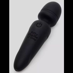 Черный мини-wand Sensation Rechargeable Mini Wand Vibrator - 10,1 см.