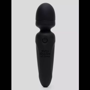 Черный мини-wand Sensation Rechargeable Mini Wand Vibrator - 10,1 см.