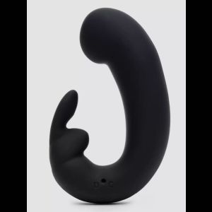 Черный мини-вибратор  кролик  Sensation Rechargeable G-Spot Rabbit Vibrator - 11,4 см.