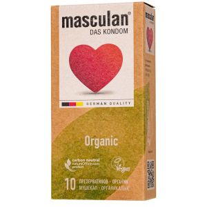 Экологически чистые презервативы Masculan Organic - 10 шт.