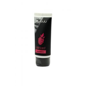 Съедобный лубрикант JUJU Raspberry с ароматом малины - 50 мл.