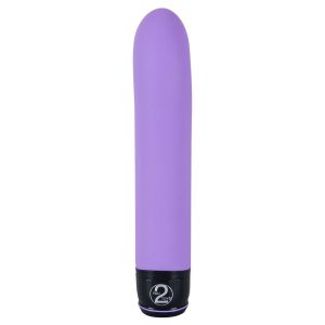 Фиолетовый вибратор G-точки Smile Genius - 20 см.