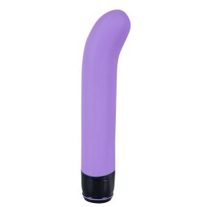 Фиолетовый вибратор G-точки Smile Genius - 20 см.