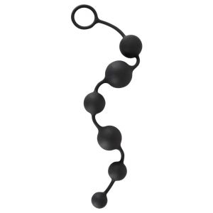Анальная цепочка Black Velvets Anal Beads - 40 см.