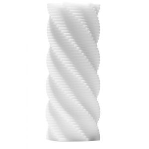 Белый 3D мастурбатор SPIRAL
