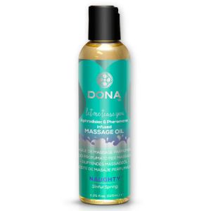 Массажное масло с феромонами DONA Naughty Sinful Spring - 125 мл.