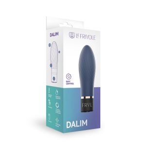 Темно-синий мини-вибратор Dalim - 10 см.