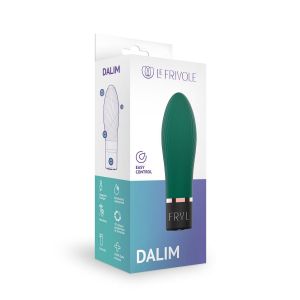 Изумрудный мини-вибратор Dalim - 10 см.