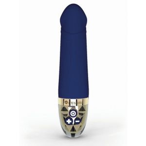 Синий вибратор для G-точки Real Deal Neal - 16,5 см.