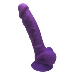 Фиолетовый фаллоимитатор SILEXD Model 1 7’’ - 17,6 см.
