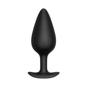 Черная анальная пробка Butt plug №04 - 10 см.