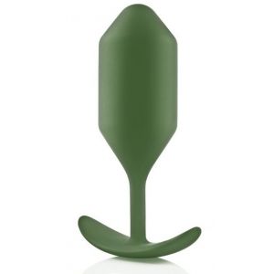 Пробка цвета хаки для ношения B-vibe Snug Plug 4 - 14 см.