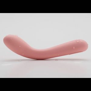 Розовый изогнутый вибратор Iroha Mai Toki - 17,4 см.