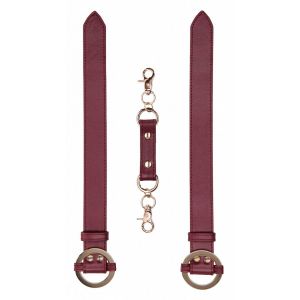 Бордовые наручники Halo Wrist & Ankle Cuffs
