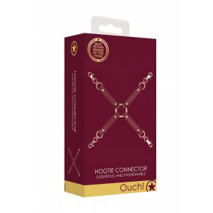 Бордовый крестообразный фиксатор Halo Hogtie Connector