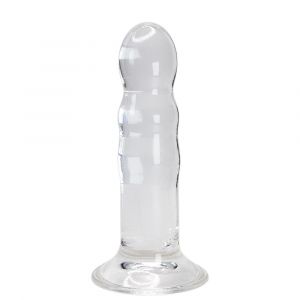 Прозрачный фаллоимитатор на присоске Gallant Jelly Dildo - 16 см.