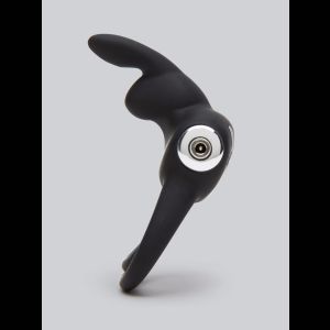 Черное эрекционное виброкольцо Happy Rabbit Cock Ring