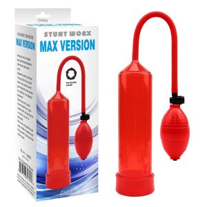 Красная вакуумная помпа для мужчин MAX VERSION