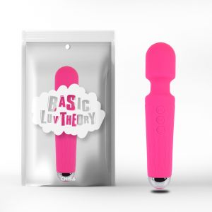 Розовый жезловый вибратор Wacko Touch Massager - 20,3 см.