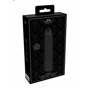 Черная перезаряжаемая вибропуля Imperial - 10 см.