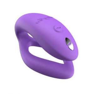 Фиолетовый вибратор для пар We-Vibe Sync O
