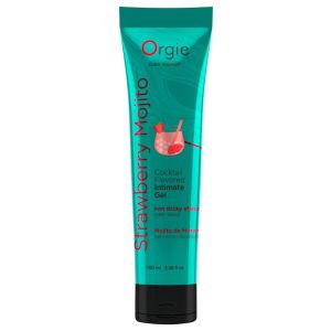 Съедобный интимный гель Orgie Lube Tube Cocktail Strawberry Mojito - 100 мл.