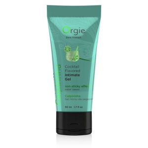 Съедобный интимный гель Orgie Lube Tube Cocktail Caipirinha - 50 мл.