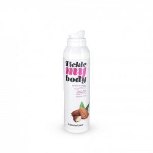 Массажная хрустящая пенка Tickle My Body Sweet Almonds с ароматом миндаля - 150 мл.