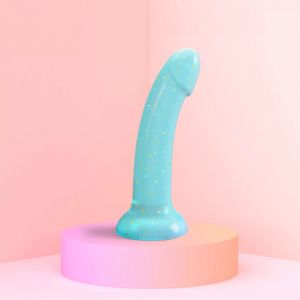 Фаллоимитатор из жидкого силикона Dildolls Nightfall - 17,6 см.