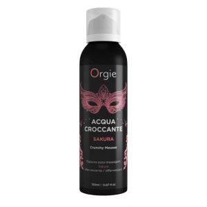 Хрустящая пенка для массажа Orgie Acqua Croccante Sakura с ароматом сакуры - 150 мл.
