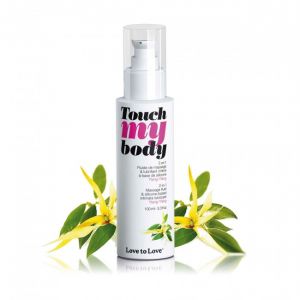 Силиконовый лубрикант 2-в-1 Touch My Body с ароматом иланг-иланга - 100 мл.