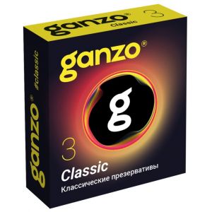 Классические презервативы с обильной смазкой Ganzo Classic - 3 шт.