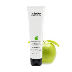 Лубрикант на водной основе Nuei Inlube с алоэ вера и ароматом зелёного яблока - 100 мл.