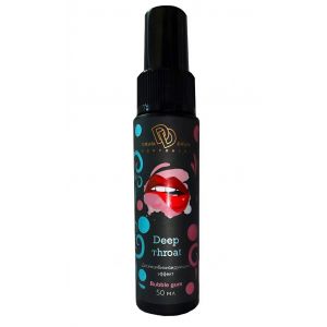 Спрей для горла Deep Throat с десенсибилизирующим эффектом и вкусом бабл-гам - 50 мл.