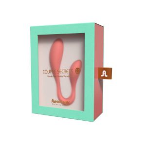 Персиковый интерактивный вибростимулятор для пар Couple Secrets 2.0 APP